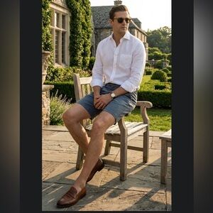 Ministry of Supply Men’s Kinetic Performance Shorts Grey Heather Stretch